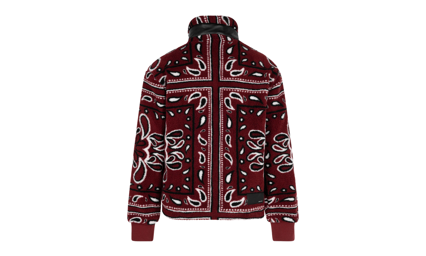 Fleece Zip Up Jacket "Red" MKF009 643