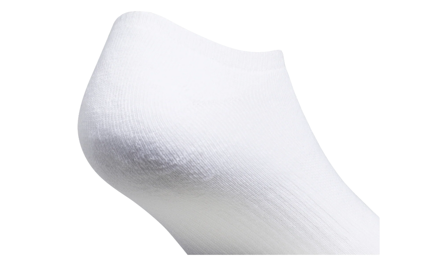 Trefoil No Show Socks (6 Pack) "Black/White" CI9858