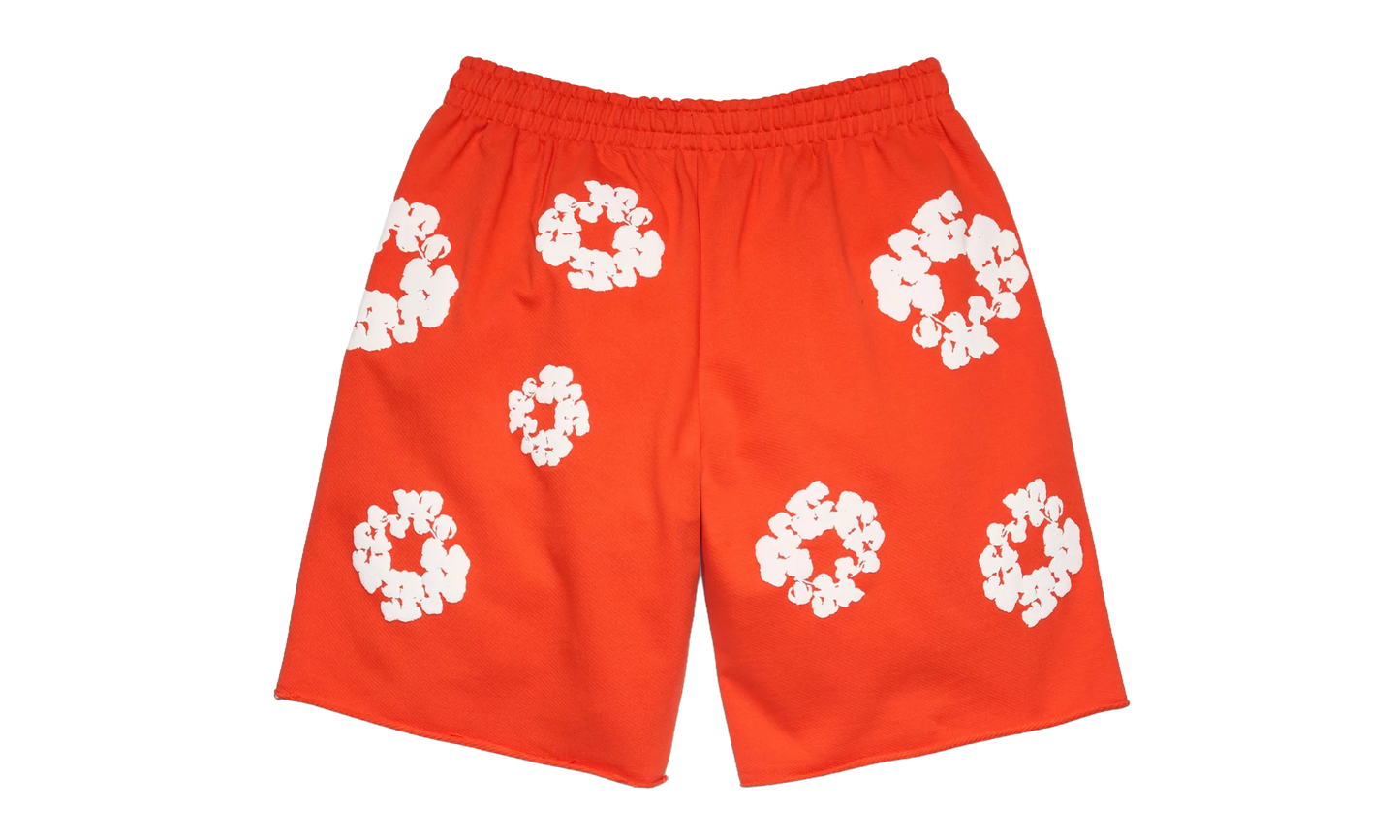 Cotton Wreath Sweatshorts "Dark Orange" DT618