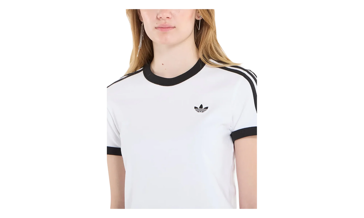 Originals 3-Stripes Slim Tee WMNS "White / Black" KD3683