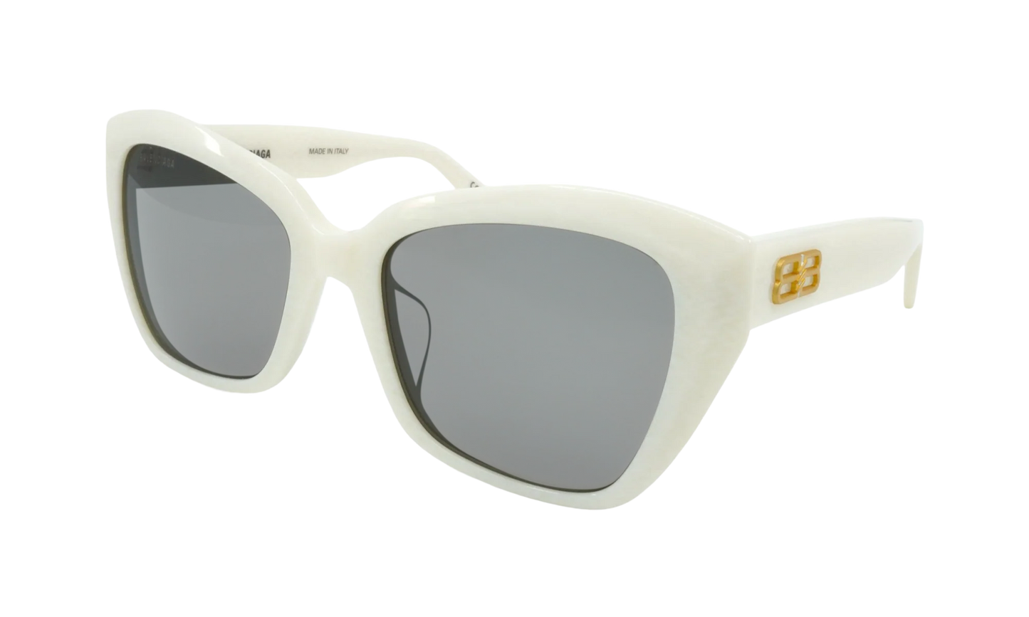 Geometric Frame Sunglasses WMNS "White" BB0273SA 003