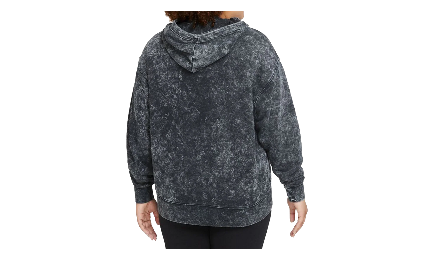 Washed Fleece Hoodie WMNS "Black / White" DD5640 010