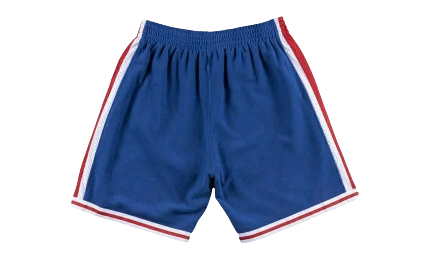 NBA Reverse Warm Up Swingman Shorts "1997 Philadelphia 76ers - Royal" SMSHBW18065 P76ROYA97