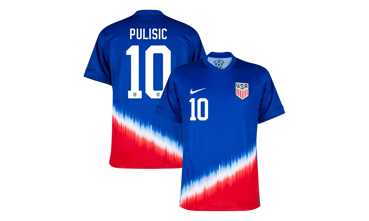 USA Away Pulisic 10 Jersey "American Icon kit (2024‑2025)" FJ4277 417