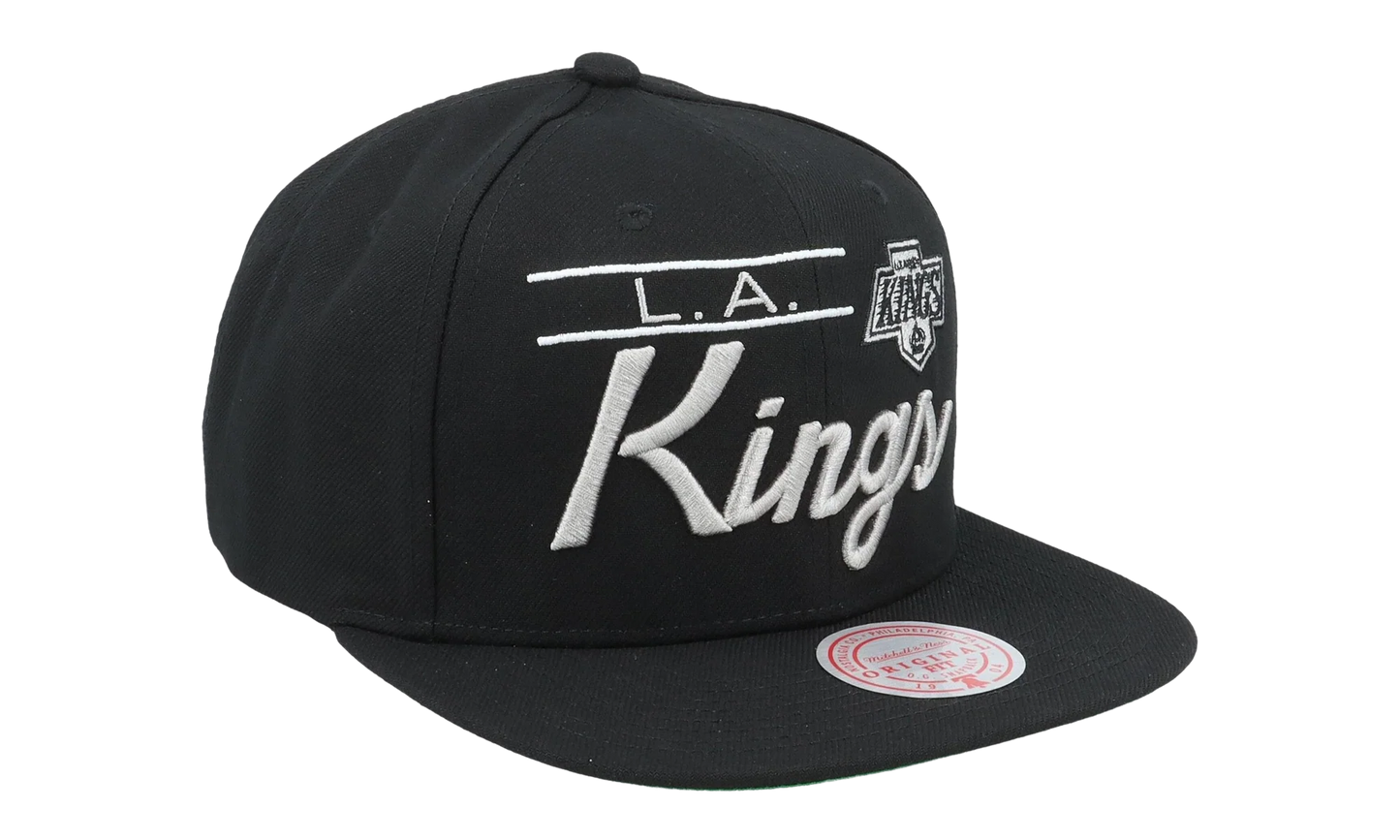 NHL Retro Lock Up Snapback Cap "Los Angeles Kings - Black" 6HSSLD21213 LAKBLCK