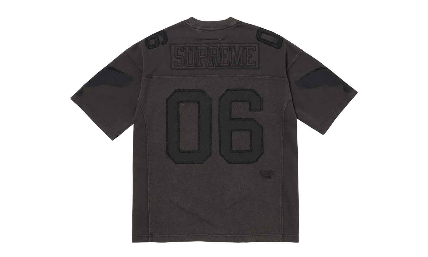 MM6 Maison Margiela Cotton Football Jersey "SS26 - Black" SU27175