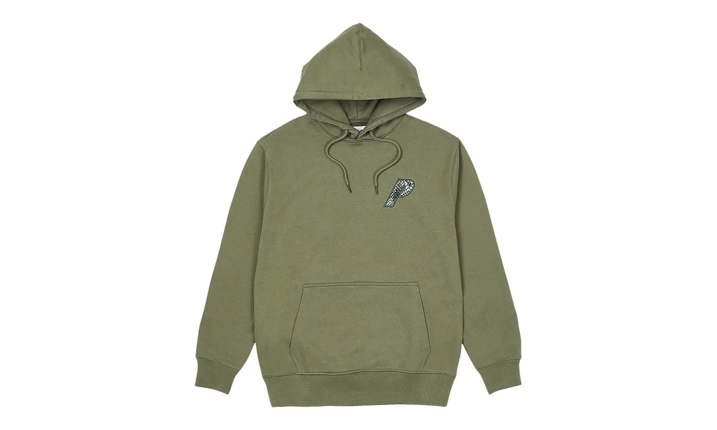 P-3 Snake Applique Hood "Olive" p0100