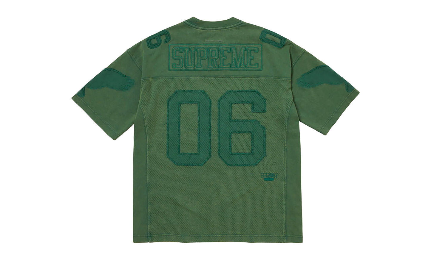 MM6 Maison Margiela Cotton Football Jersey "SS26 - Green" SU27176
