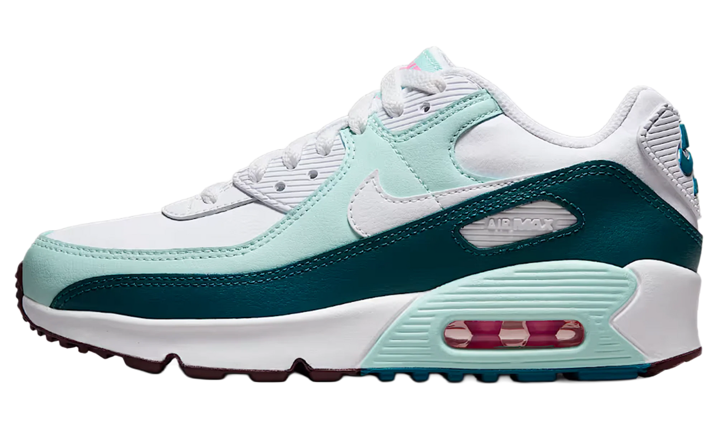 Air Max 90 Leather GS "White Jade Ice" DV3607 104