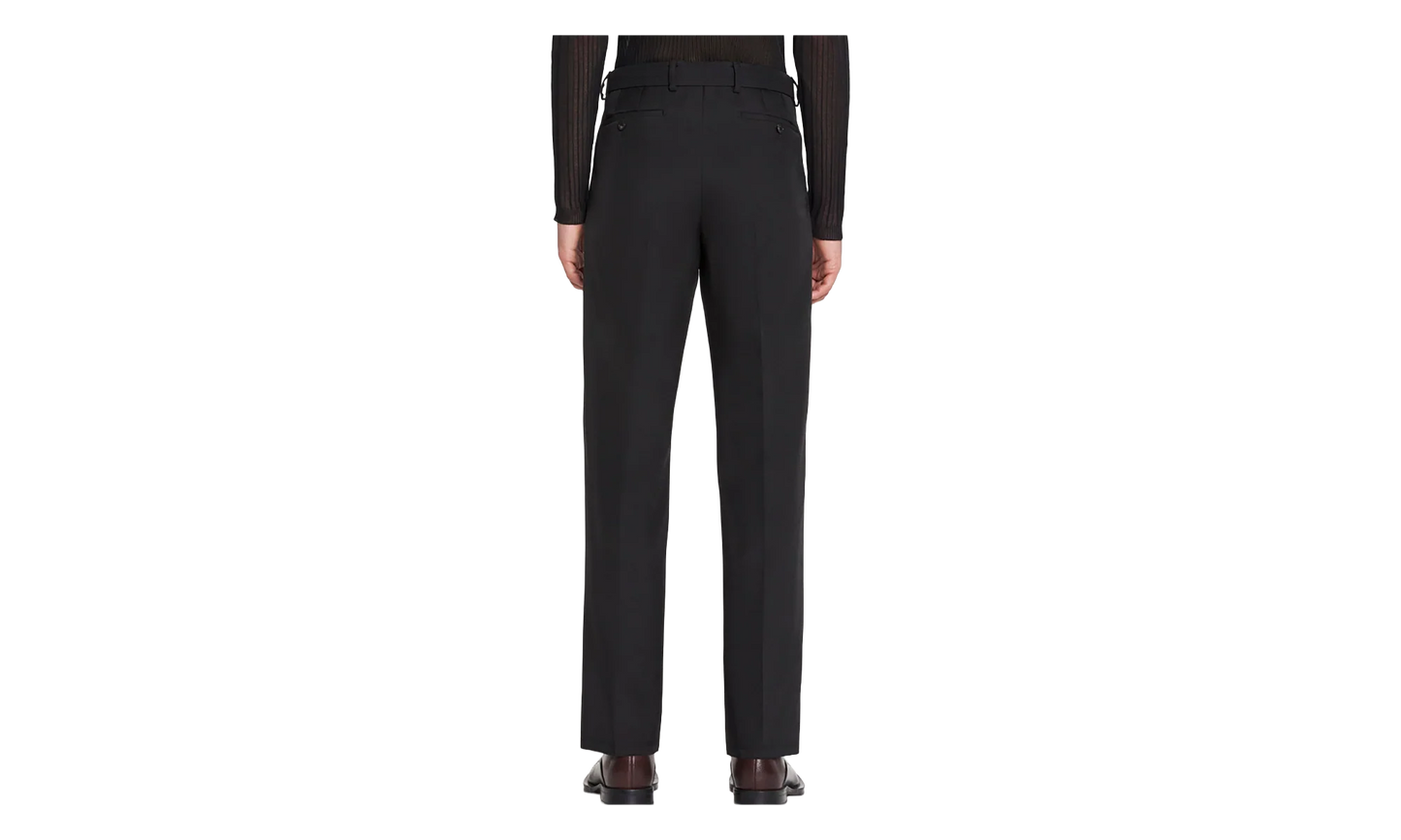 BELTED STRAIGHT LEG TROUSERS "Black" RM TR0011 5678 E23 10