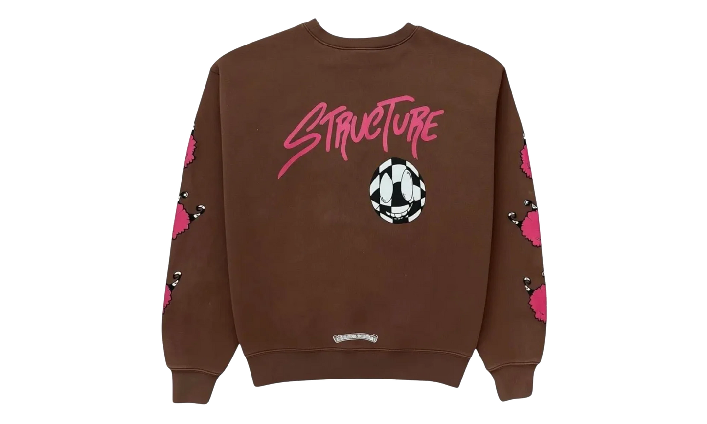 Matty Boy Structure Crewneck Sweatshirt "Brown" CHRM1167