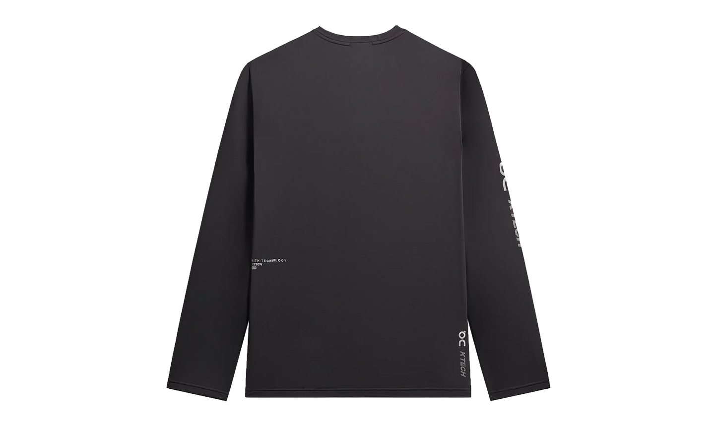 On Core Long Sleeve Tee "Black" on1mg11420553