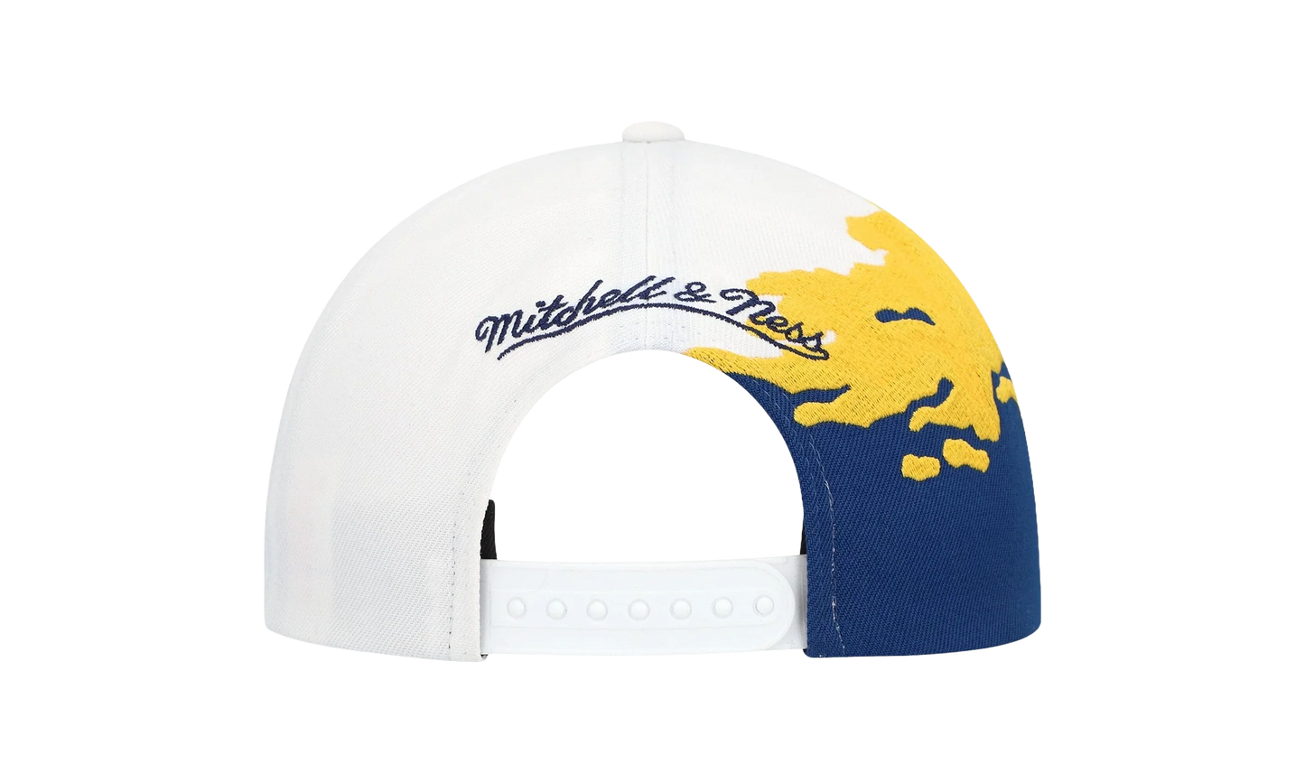 NCAA Paintbrush Snapback Cap "Marquette Golden Eagles - White / Navy" HHSS3302 MAUYYPPPWHNV