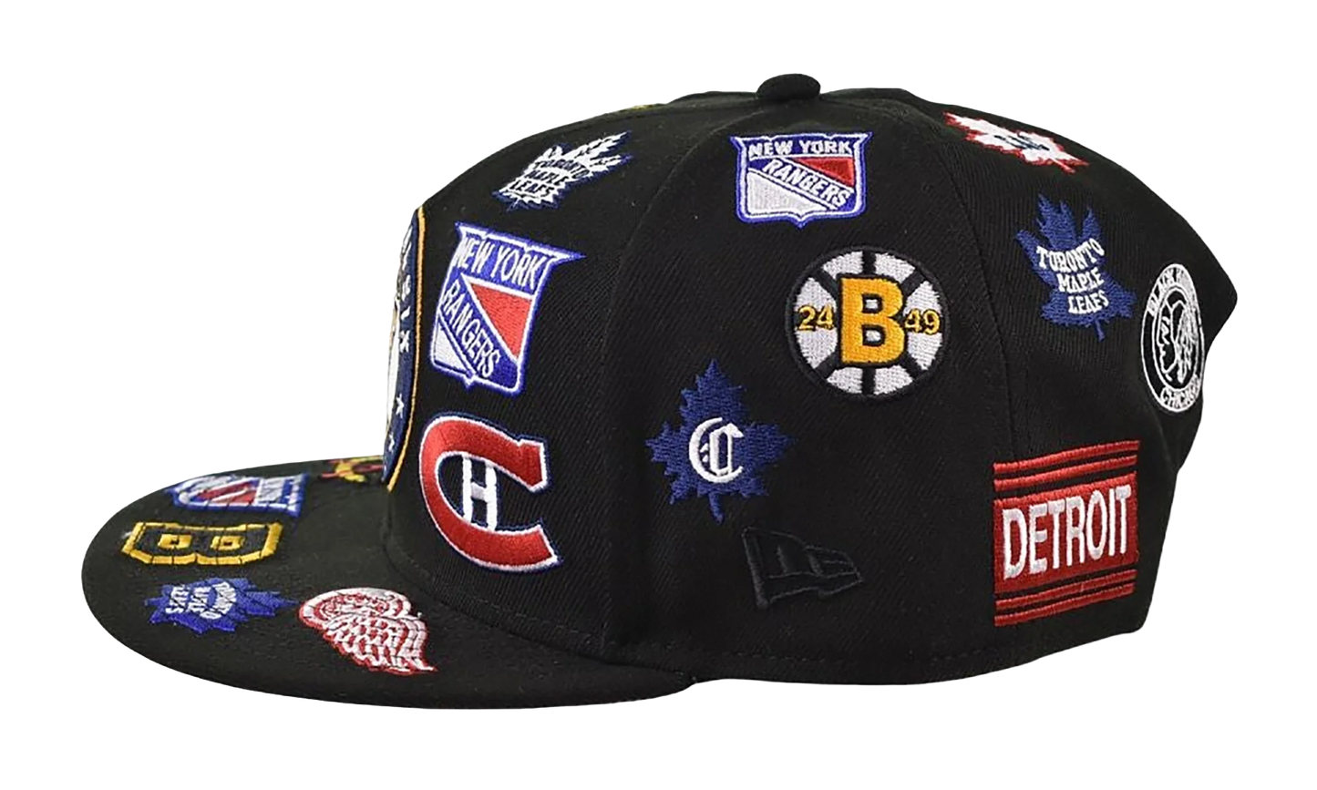 9FIFTY NHL Vintage Snapback "NHL All Over Logo" 60731233