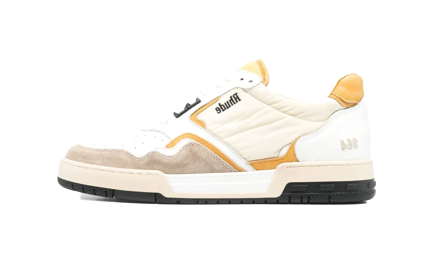 Leather Racing Sneaker "Yellow" RHFW22FO106040361036