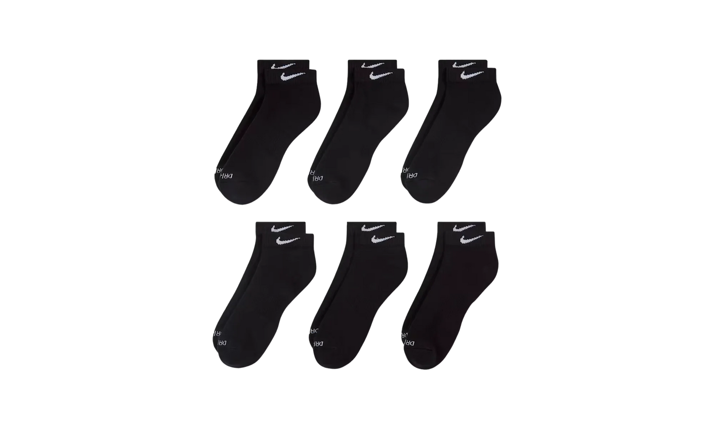 Everyday Plus Cushioned Training Low Socks (6 Pairs) "Black" SX7042 010