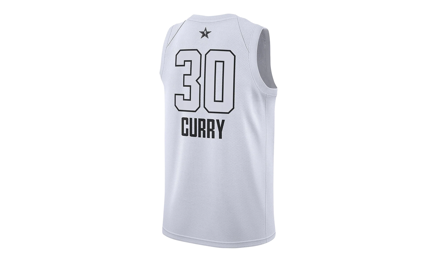 Air Jordan GS Warriors "2018 Allstar" Swingman Jersey GS "Curry - White" 9Z2B7BY4P CURRY