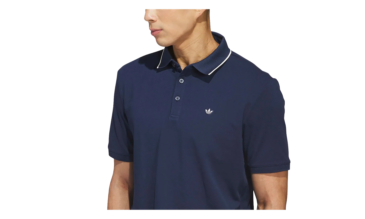 Originals Twistknit Trefoil Polo Shirt "Night Indigo / Chalk White" KB8622