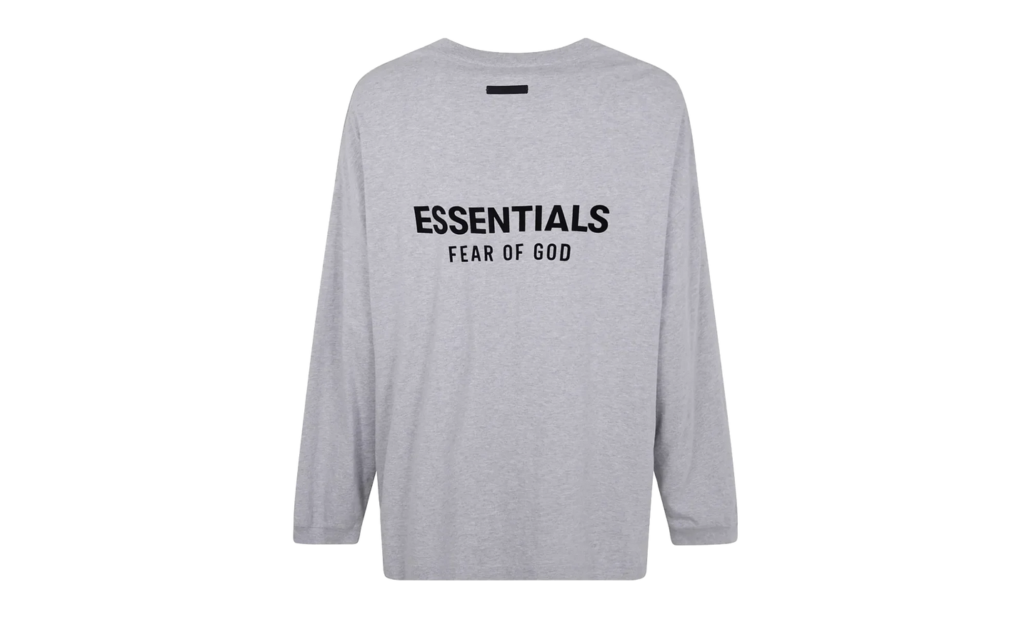 Jersey Long-Sleeve Shirt "Light Heather Grey" 125HO244378F