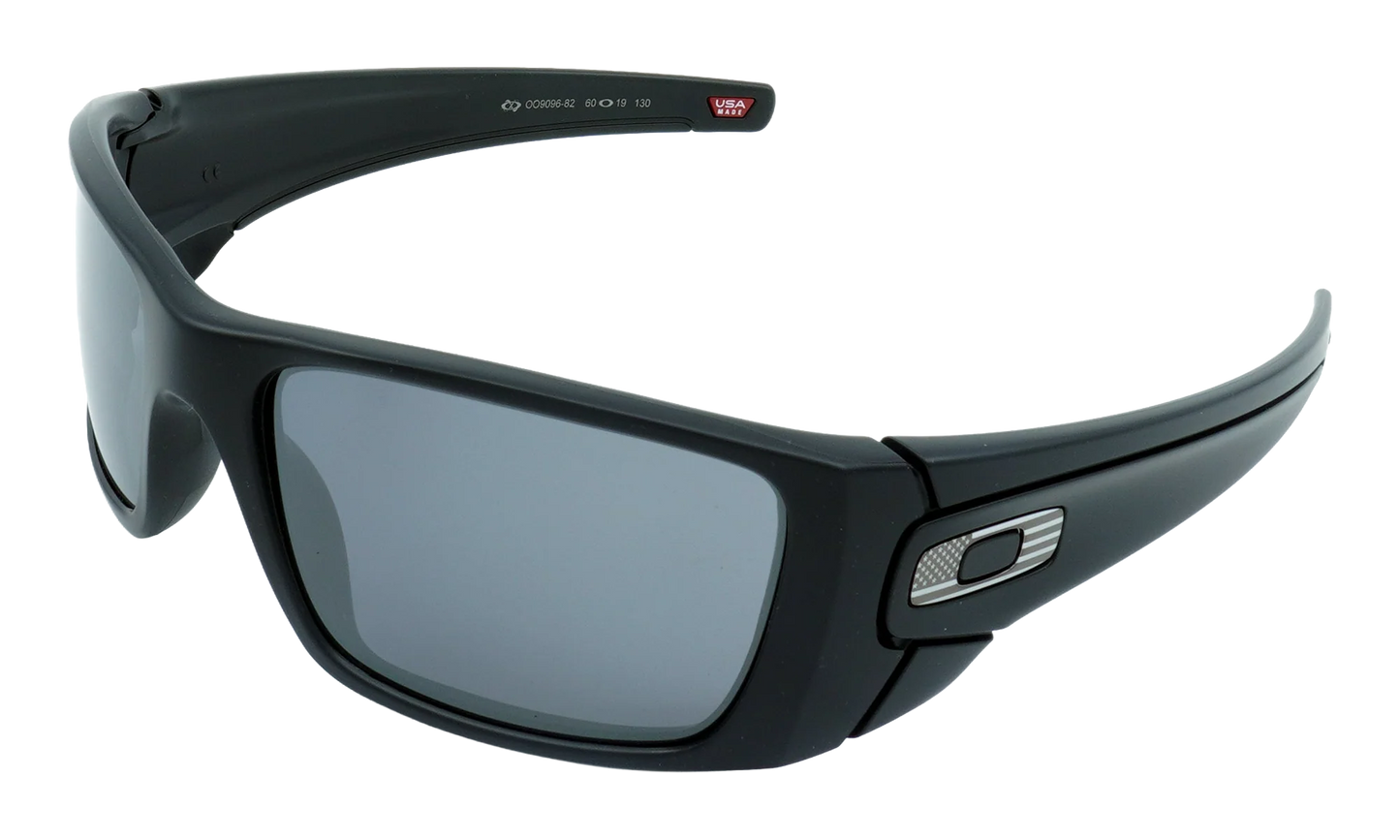 Fuel Cell Sunglasses "SI Matte Black Steel Flags / Black Iridium" OO9096 82