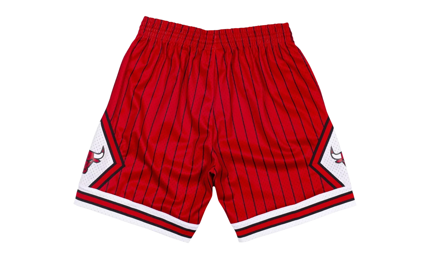 NBA Reload Swingman Shorts "1995 Chicago Bulls - Scarlet" SMSHAC19153 CBUSCAR95