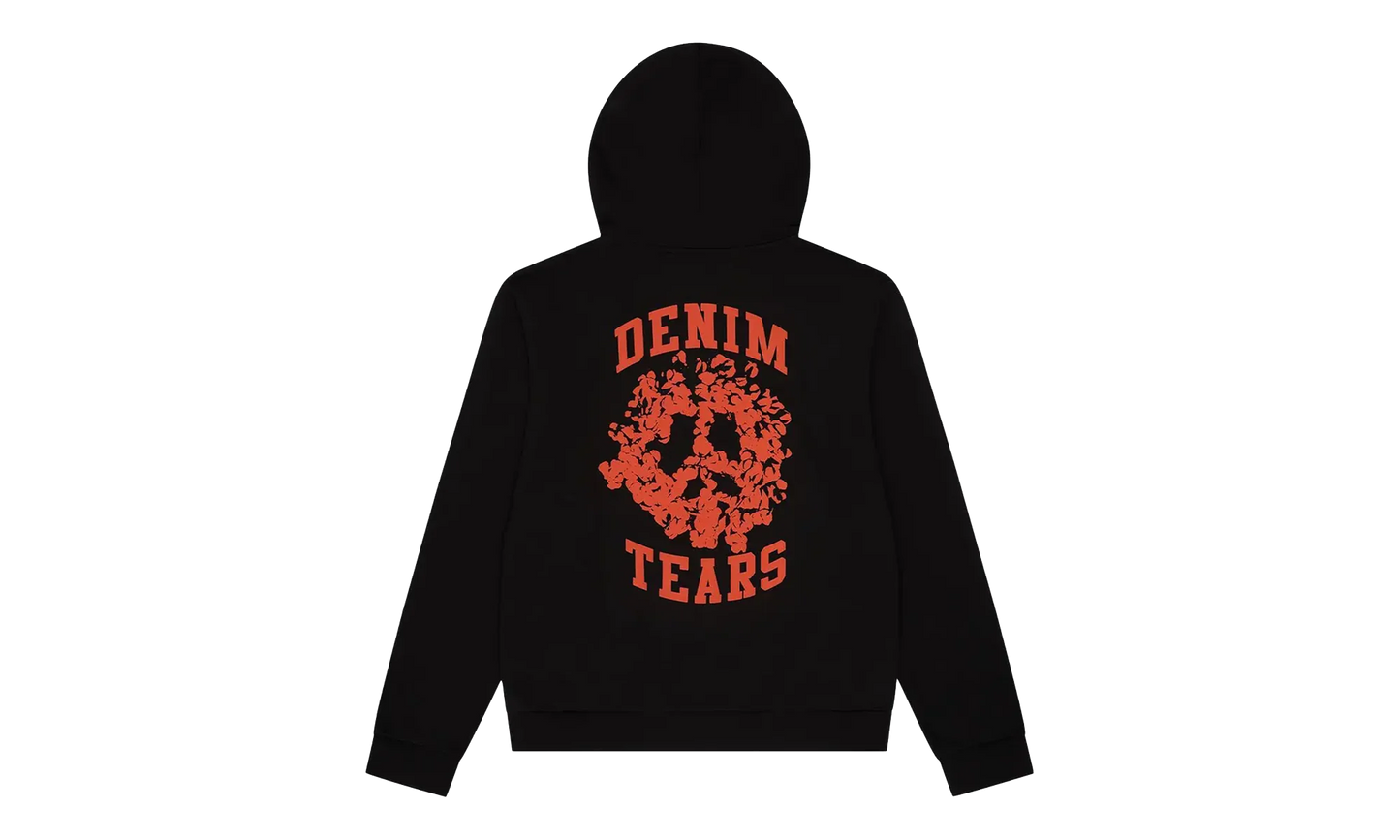 Denim U Zip Hoodie "Black" DT417