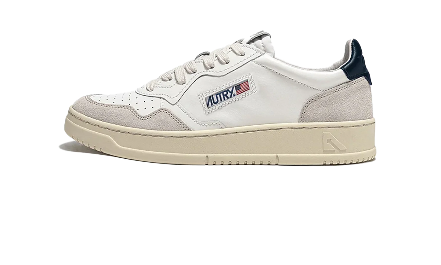 Medalist Leather Low WMNS "White Blue" AULW LS28