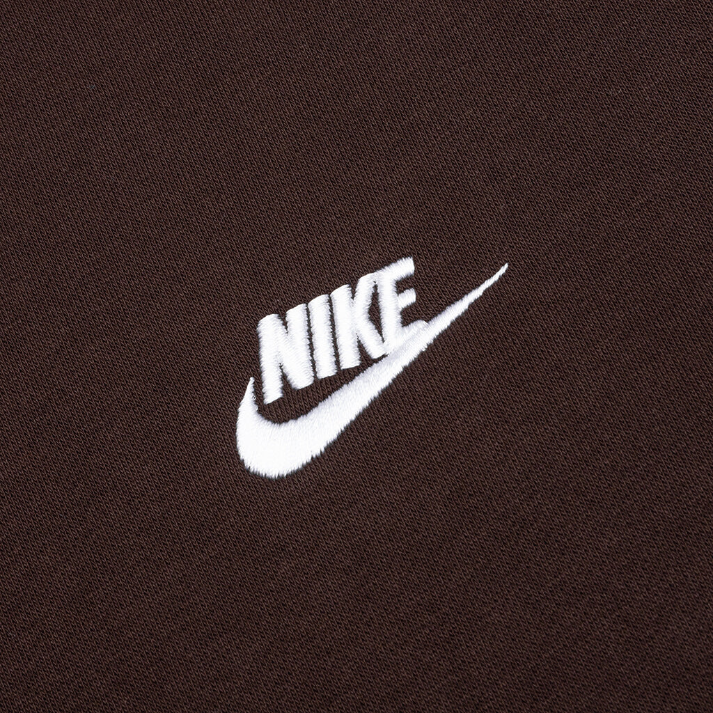 Sportswear Club Fleece Crew - Brown Basalt/White