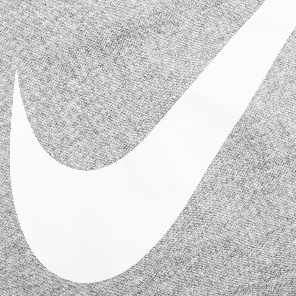Sportswear Club Graphic Shorts - Dark Grey Heather/White