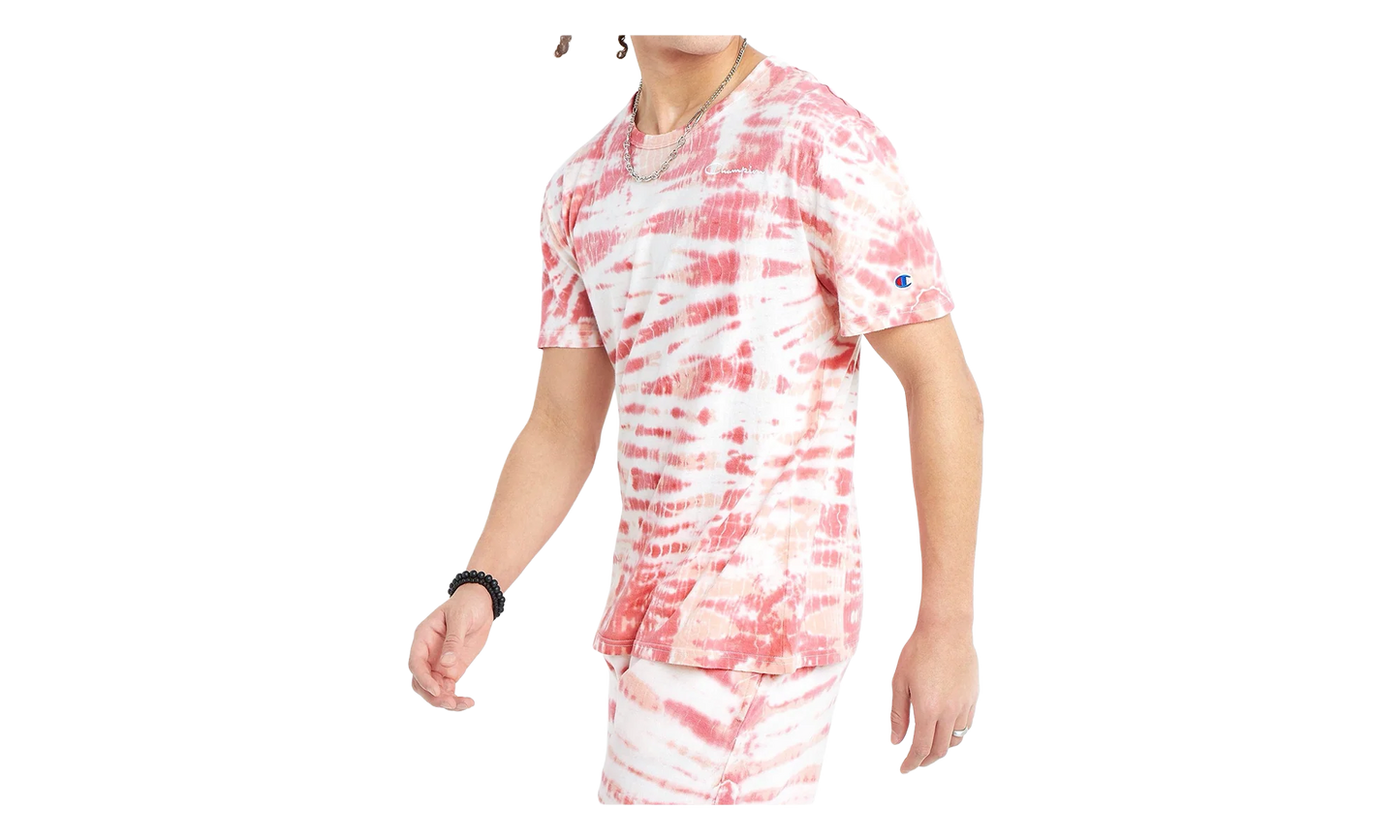 Lightweight T-Shirt "Wave Dye Tickled Rose" T3139 586529AJHJ