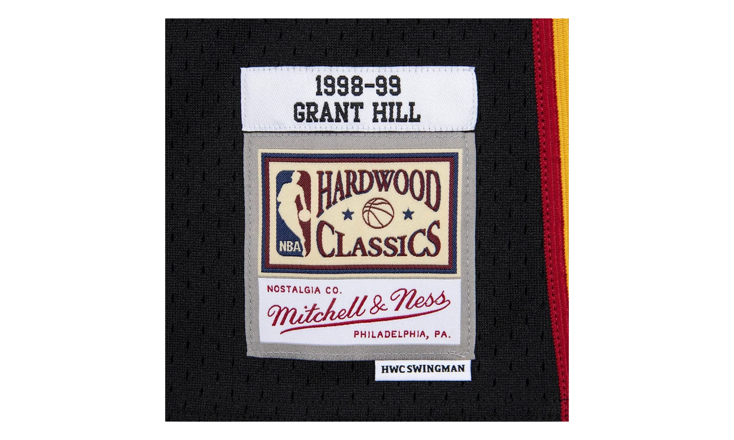 NBA Grant Hill Reload Swingman Jersey "1998 Detroit Pistons - Black" SMJYCP19295 DPIBLCK98GHI