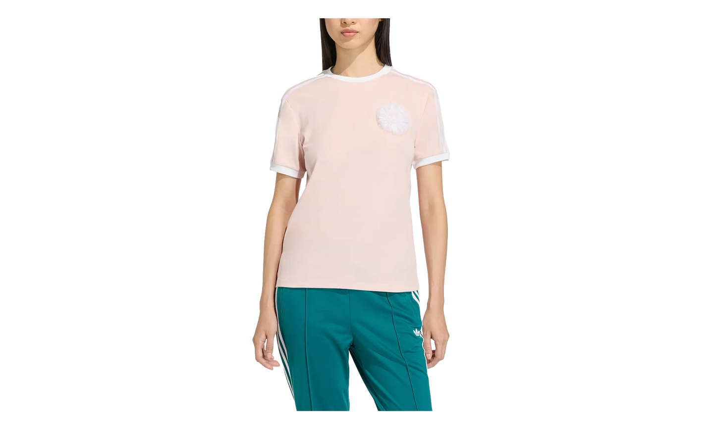 ORIGINALS LACE BRANDING SS TEE WMNS "Sandy Pink" KS6561
