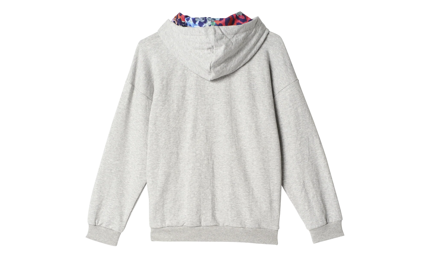 Originals S Rose Hoodie GS "Grey Heather / Multicolor / Fresh Pink" S96103