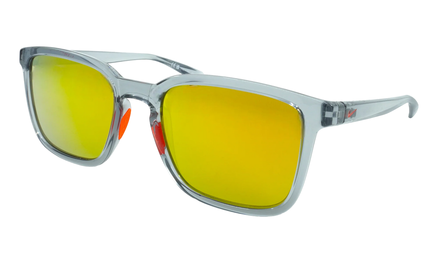Circuit Sunglasses "Shiny Wolf Grey / Brown / Orange Mirror" EV1195 080
