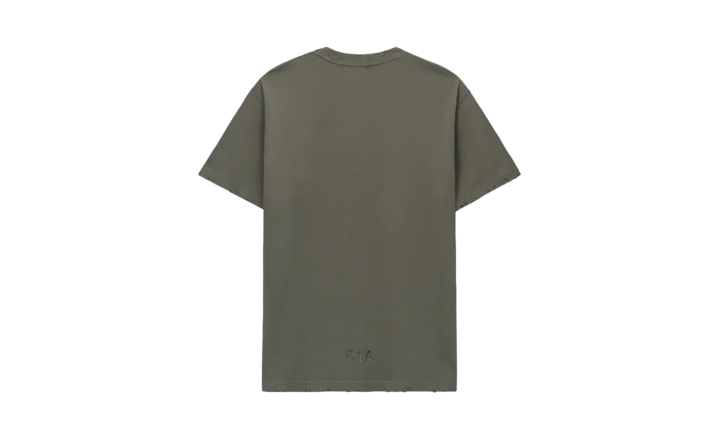 Colin Oversized Short Sleeve Tee "Olive Cyber Sigilism" MLFQK911 T1322OCSIG