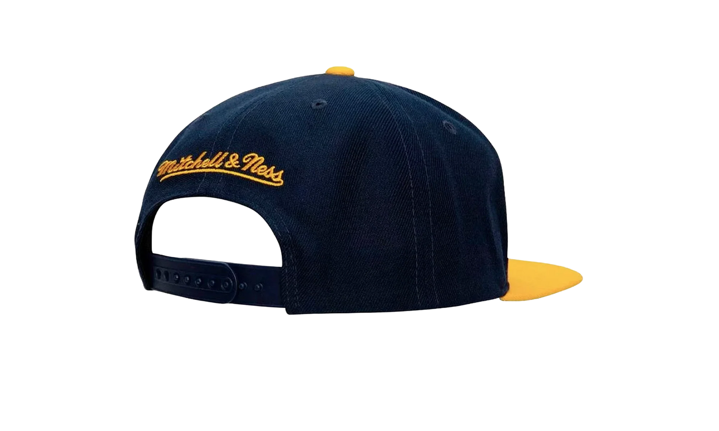 NBA Hardwood Classics Team 2 Tone 2.0 Snapback Cap "Golden State Warriors - Navy / Gold" HHSS3267 GSWYYPPPNYGD