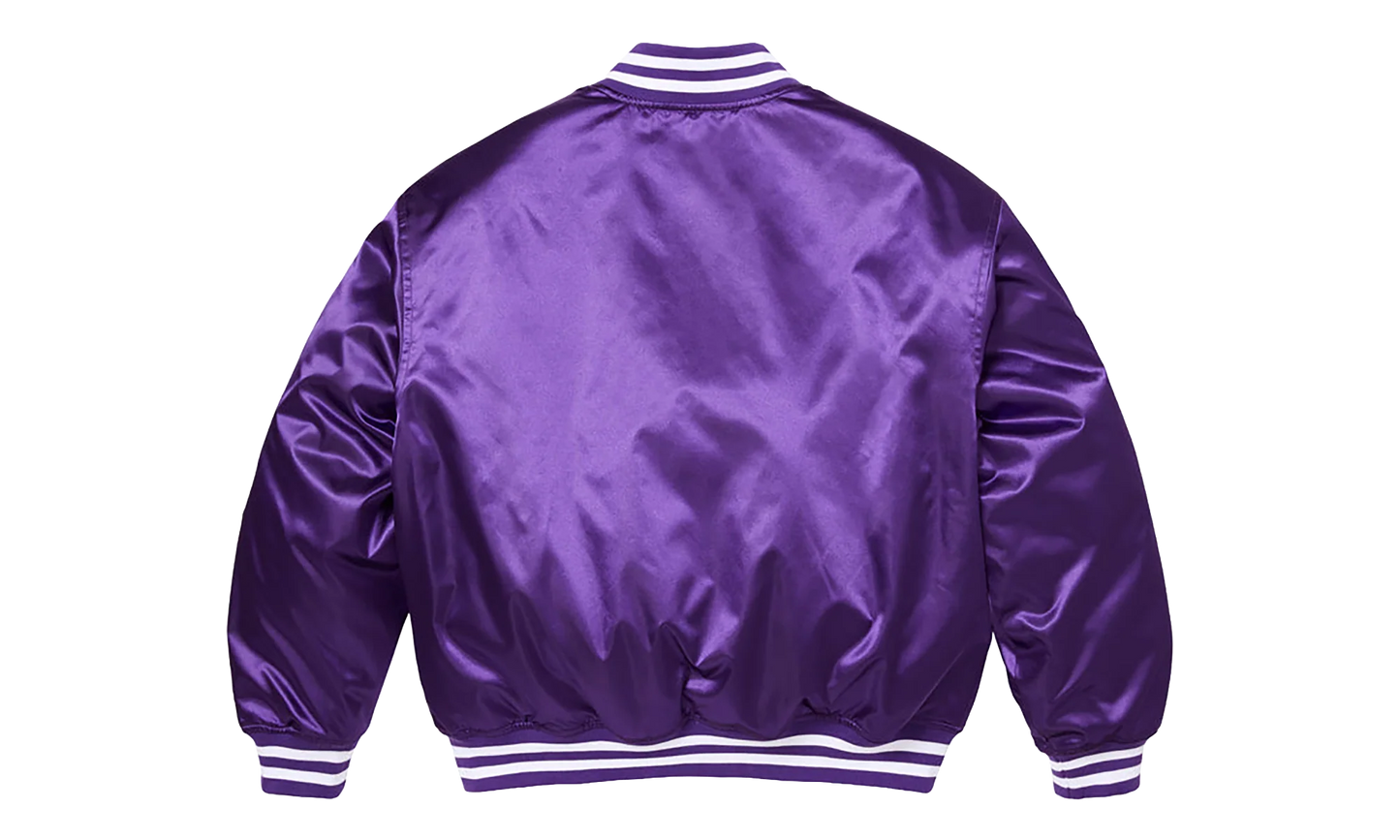 Champion® Satin Varsity Jacket "SS 26 - Purple" SU27454
