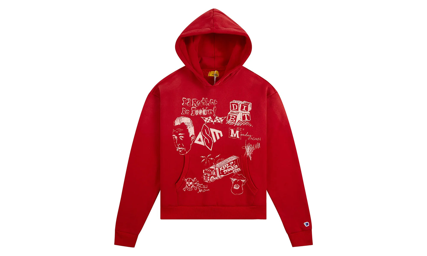 Doodle Hoodie "Red" DSM HOL2501 024