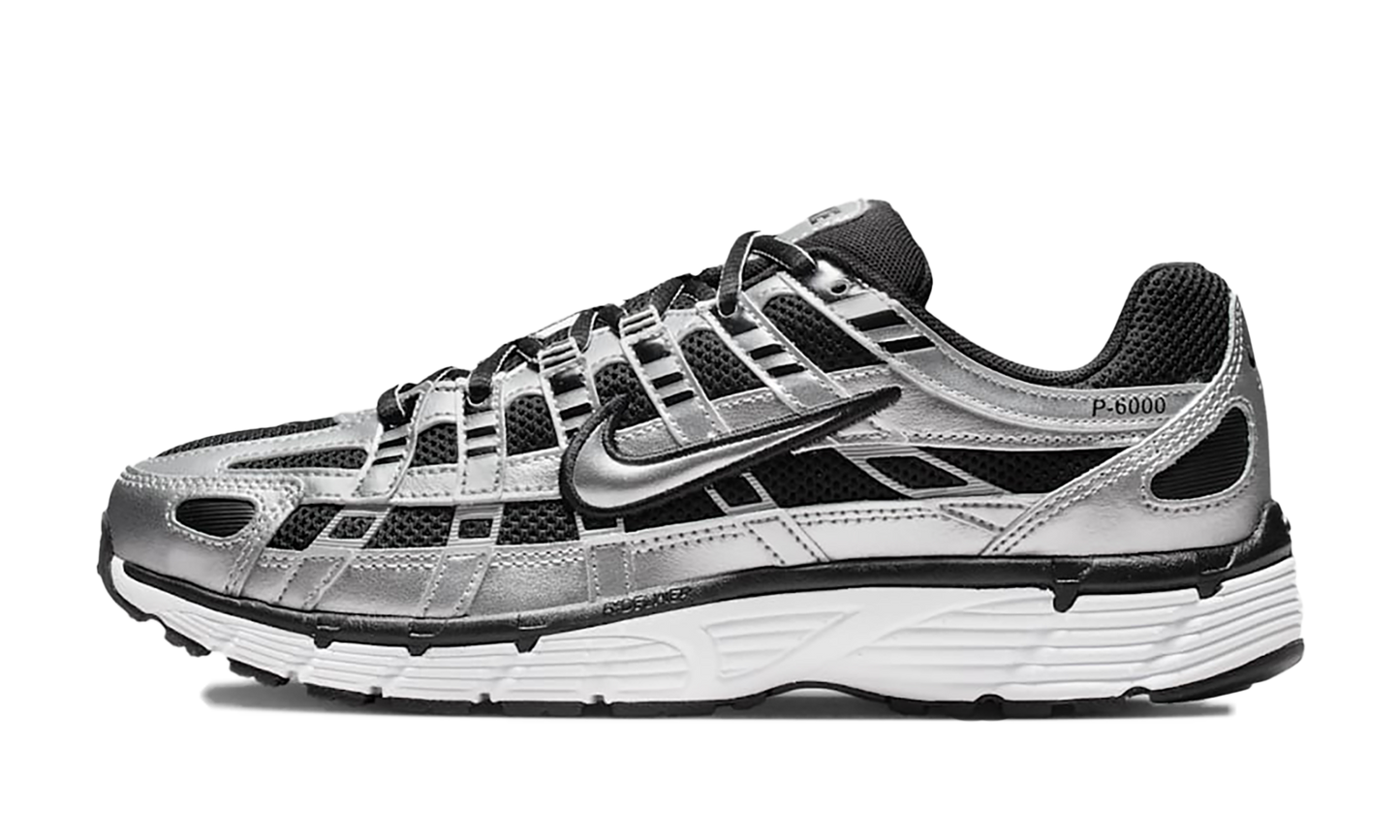 P-6000 Womens"Metallic Silver Black'" BV1021-013