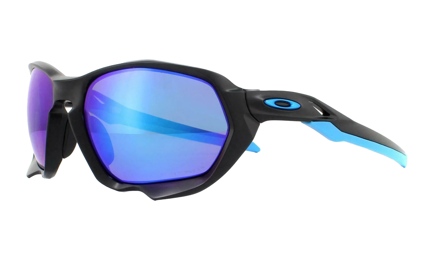 Plazma Polarized Sunglasses "Matte Black / PRIZM Sapphire Polarized" OO9019 08