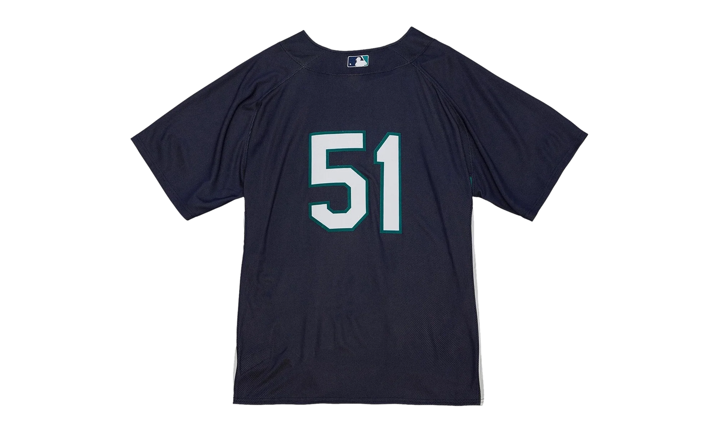 MLB Ichiro Suzuki Batting Practice Jersey "2010 Seattle Mariners – Blue" ABPJ5315 SMA10ISUMABL