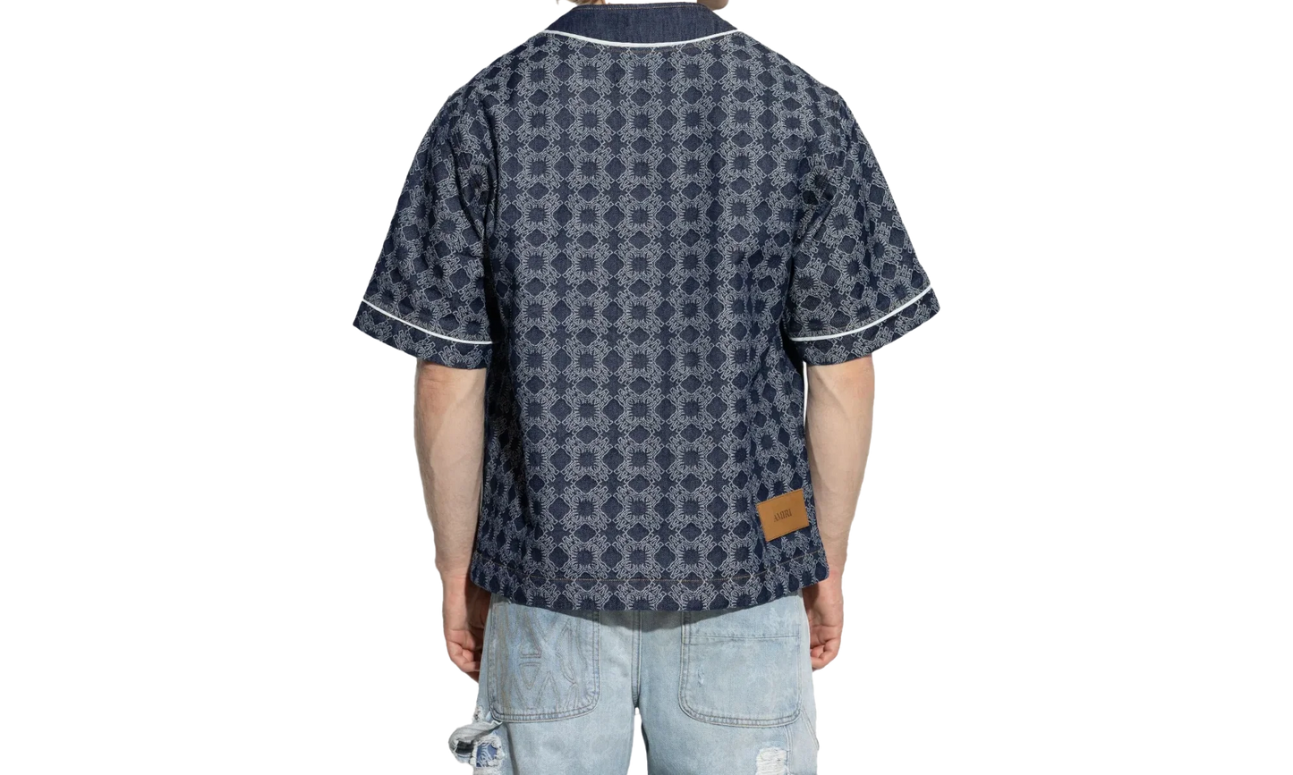 Ma Quad Denim Baseball Shirt "RAW INDIGO" AMDNIR1042