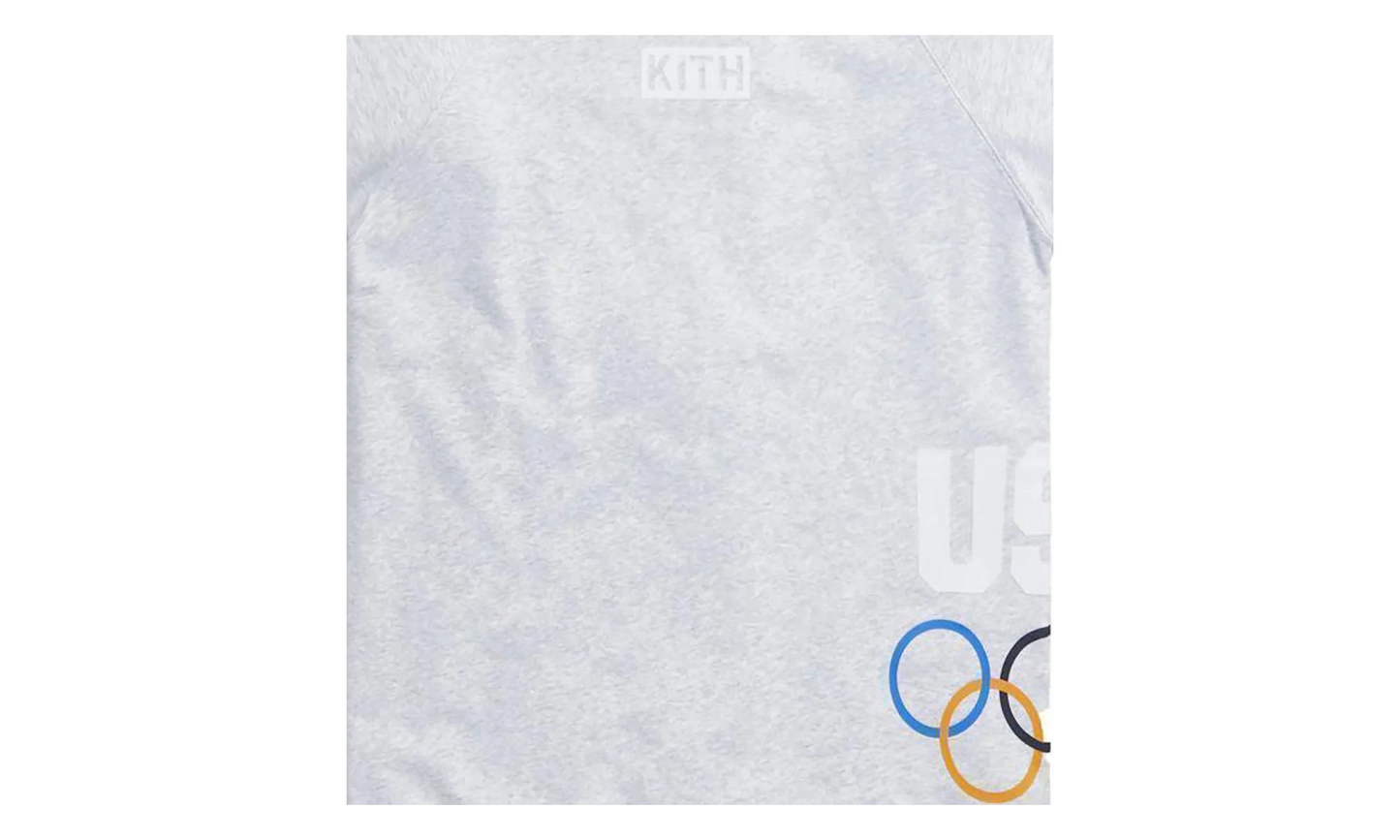 Team USA 5 Rings Howard Tee "Light Heather Grey" KITH73