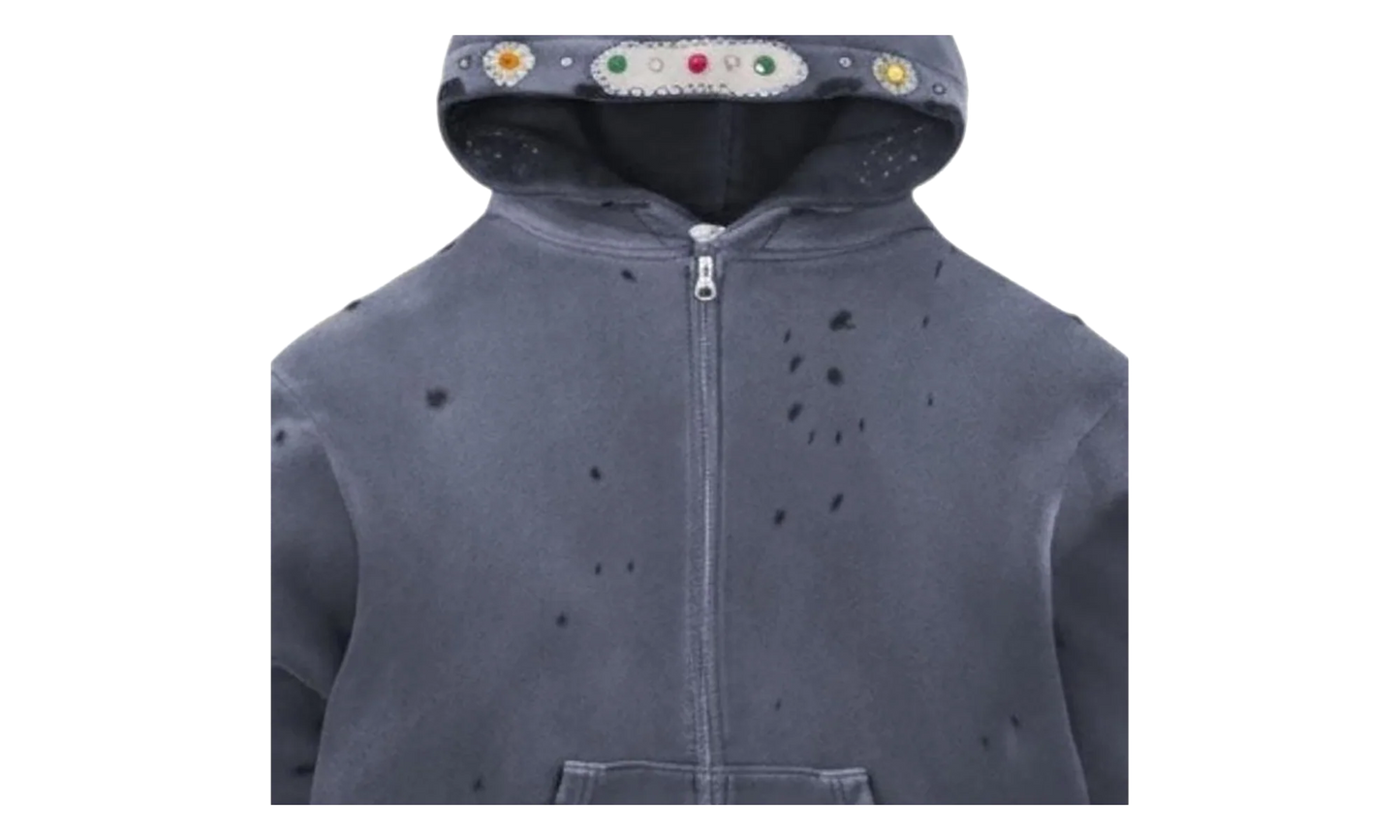 Sapphire Zip Up Hoodie "Grey" BS98