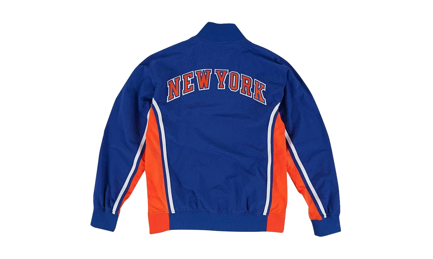 NBA Authentic Warm-Up Jacket "1992-93 New York Knicks - Blue / Orange" 6056S318D92NYK