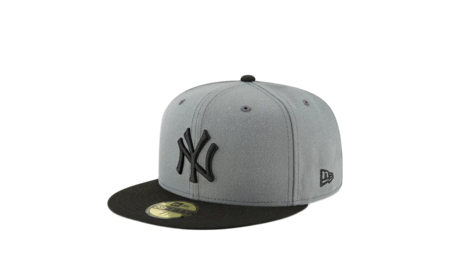 59Fifty MLB New York Yankees Storm Gray Basic Fitted Hat "Grey" 11591121
