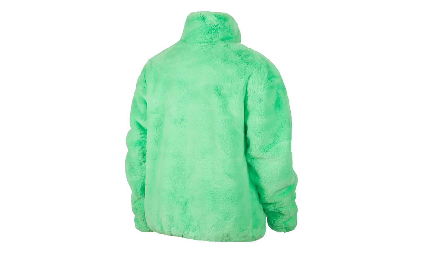 Sportswear Faux Fur Jacket WMNS "Green / Black" CU6558 328