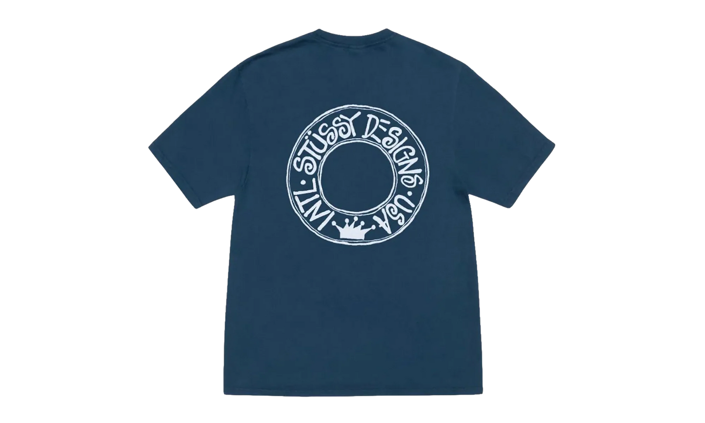 Buana Pigment Dyed Tee "Navy" STUS379