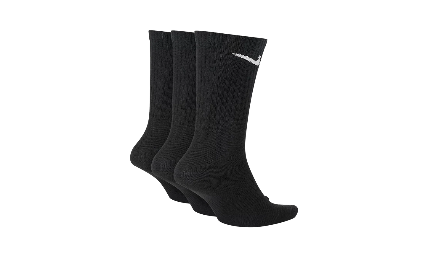 Everyday Lightweight Training Crew Socks (3 Pairs) "Black / White" SX7676 010