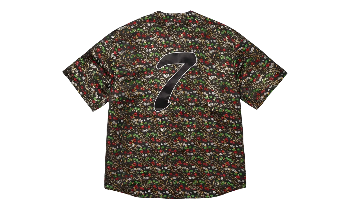 Floral Jacquard Jersey "SS26 - Black" SU27411